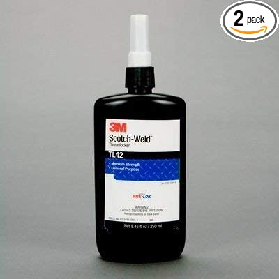 3M (TL42 Threadlocker TL42 Blue, 8.45 fl oz/250 mL Bottle