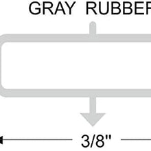 Steele Rubber Products - RV Hehr Jalousie D Seal - Sold and Priced per Foot - 70-3845-254