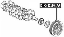 13810Rraa02 - Crankshaft Pulley Engine K20A/K24A/K20B For Honda - Febest