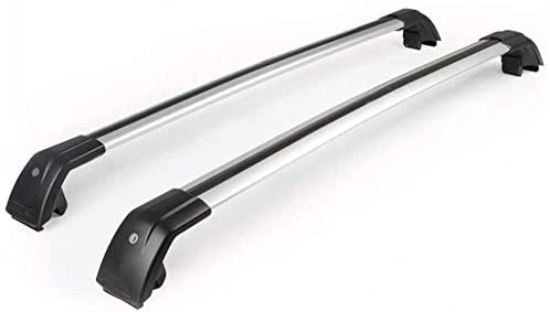 BUSUANZI Car Roof Rack Cross Bars Set Fit for Volvo XC90 2015 2016 2017 Aluminum Lockable Railing Luggage Carrier Travel Accessories