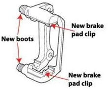 Centric (117.34047) Disc Brake Hardware Kit