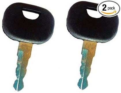Mover Parts 2 PCS Ignition Keys 202 for Volvo Wheel Loader & John Deere Heavy Equipment