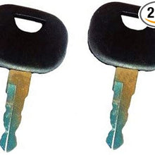 Mover Parts 2 PCS Ignition Keys 202 for Volvo Wheel Loader & John Deere Heavy Equipment
