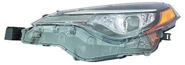 New Left Driver Side Headlight Assembly For 2017-2018 Toyota Corolla Sedan, BI-LED Type, With Led Daytime Running Light, L/LE/LE ECO Sedan Models TO2502249 8115002M70
