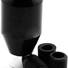 Car Shift Lever,5-Speed Manual Aluminum Heavy-Duty Shift knob, Short Shift Shifter, Long Shift Head (Black)
