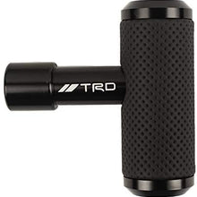 TRD Black Leather Car Shift Knob Aircraft Joystick Transmission Racing Gear