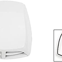 ZYHW Car Air Flow Intake Scoop Vent Cover Hood Check Pattern White