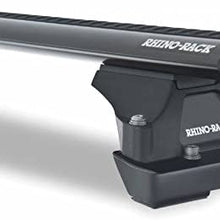 Rhino Rack 2014-2019 Compatible with Ford Transit XL XLT Van Wagon 2dr Long Medium Roof Extended Length Low Roof Vortex RLTP Black 2 Bar Roof Rack JA6333