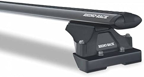 Rhino Rack 2014-2019 Compatible with Ford Transit XL XLT Van Wagon 2dr Long Medium Roof Extended Length Low Roof Vortex RLTP Black 2 Bar Roof Rack JA6333