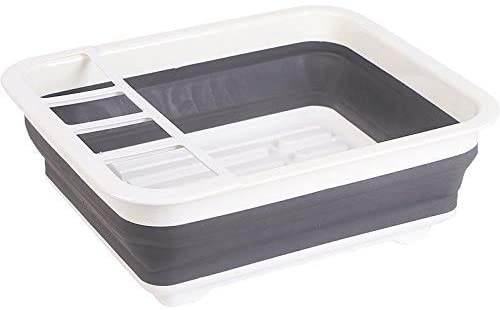 Chenbz Drainable Kitchen Bowl Folding Rack Dish Rack Rack Plastic Home Multi-Function Single Layer Dish Rack