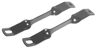 MACs Auto Parts 32-20236 Radiator To Fender Brackets - Painted Black - Passenger Except 39 Standard