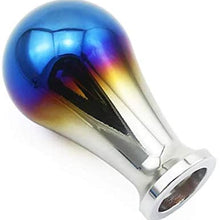 YILE 5 Speed Gear Stick Shifting Knob, Chrome Finish Aluminum Alloy MT Car Shifter Handle Fit Most Automatic Manual Vehicles (Regular Style)