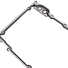 Rugged Cylinder Oil Pan Gasket Set Compatible with Savana 1500, 2500, 3500, 4500, Chevy Silverado, Suburban, Tahoe, Trailblazer, Sierra, Yukon, Escalade - Replace 12612350 OS30693R