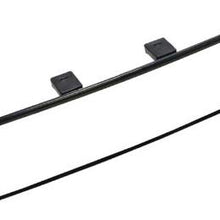 iJDMTOY Universal Fit JDM 300mm 12-Inch Wide Curve Clip On Rear View Mirror For Car SUV Van Truck, etc