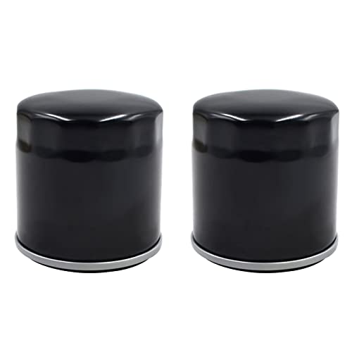 Anoety Oil Filter (2 Pcs) Compatible with:Kawasaki KAF400 KAF620 Mule 600 400 610 3020 4000 4010 4x4