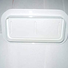 White Two Way Plastic Vent W/Trim Ring Trailer Camper