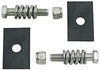 MACs Auto Parts 32-30545 Radiator Mounting Kit - Stainless Steel - Passenger
