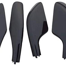 Eastar 4pcs Roof Rack Rail End Cover Shell Cap Protection Fit for Toyota Land Cruiser LC100 FJ100 1998-2007