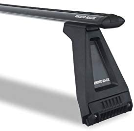 Rhino Rack 1994-2007 Compatible with MITSUBISHI Delica 4dr Van High Roof Vortex RL210 Black 3 Bar Roof Rack JA7781