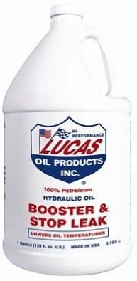 Lucas Oil 10018-4PK Hydraulic Oil Booster and Stop Leak - 1 Gallon, (Case of 4)