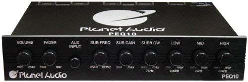 Planet Audio PEQ10 4-Band Graphic Equalizer