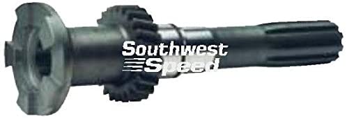 NEW BERT SMALL BLOCK CHEVY 2 PIECE FLYWHEEL WITH STEEL RING GEAR AND STEEL HTD REAR BELT DRIVE COUPLER FOR MODIFIED, LATE MODEL, AND STREET STOCK RACING, 370, 371-H, FOR PRE-1986 2 PIECE REAR MAIN SEAL SBC ENGINES, IMCA, UMP, USMTS, ETC