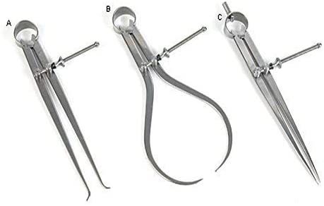 Uniq World Wide Spring Calipers 12” (300mm) Divider Internal & External Set of Three Pcs