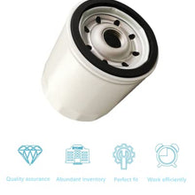 Kvjicdo 35-883702Q Engine Block Mount Oil Filter - V-6 Fit For Mercury Marine Mercuiser Stern Drive Engines 4.3L Carbureted Alpha/Bravo Rep 35-883702K, 35-802884, 35-802884T(2 Pack)