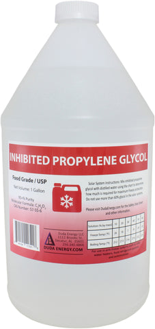 1 Gallon Jug of Inhibited Propylene Glycol Environmentally Antifreeze for Automotive Use