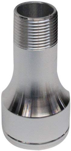 PRW 5292083 Clear Anodized Aluminum Straight Universal Electric Water Pump Fitting