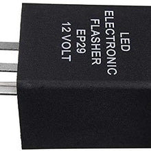 JYEMDV LED EP-29 Flasher Relay Flash Turn Signal Decoder Load Equalizers