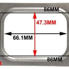2 Pack Garrett T3 Turbo Flange Inlet Manifold Gasket 304 Stainless Steel