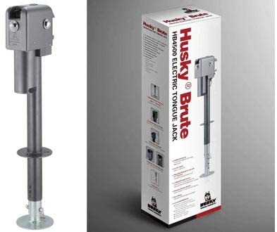 HUSKY TOWING Trailer Tongue Jack, Brute HB4500, White