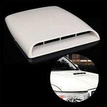 Wcnsxs 1 pcs Car Bonnet Hood Scoop Air Flow Intake Vent Cover Decorative 2725cm