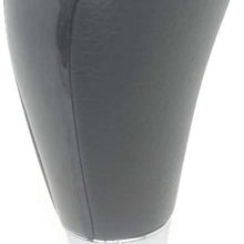 Pursuestar Black Leather Gear Shift Knob for Toyota Camry Crown RAV4 Land Cruiser Hiace Corolla Mazda Lexus ES RX GS is SC