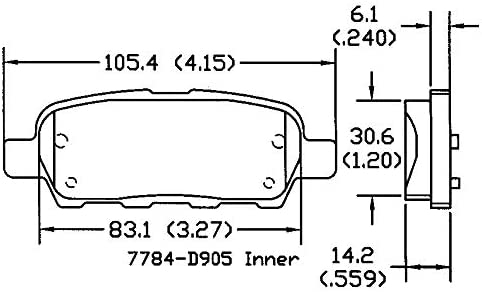 OMNIPARTS Brake Pad 13050708