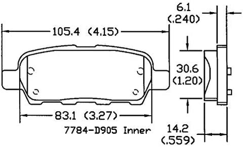 OMNIPARTS Brake Pad 13050708
