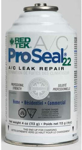 RED TEK ProSeal22 A/C Seal Treatment (CASE OF 12)(4 oz. can)