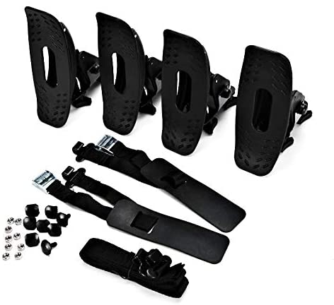AUXMART Kayak Roof Racks Universal Saddles Kayak Carrier Mount Roof Top Mounted on Roof Racks for Canoe Boat Paddle Board Surfboard Car SUV Crossbar