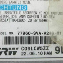 REUSED PARTS Bag Control Module Fits 06-11 Civic 77960-SVA-A240-M1 77960SVAA240M1