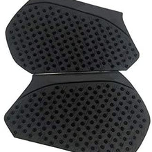 Redcolourful 1 Pair Motorcycle Side Oil Box Anti Slip Protector Pad for Ho-nda CBR600RR 13-16 Transparent for Auto Accessory
