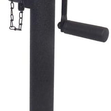 Trailer Valet Blackout Series 2K Side Wind Pipe Mount Jack 15"