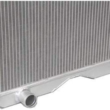 AutoRadiator 3 Row Aluminum Radiator For 1949-58 Jeep Willys 2.2L/2.6L/3.7L Gas L4/L6
