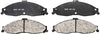 ACDelco 17D749M Professional Semi-Metallic Front Disc Brake Pad Set