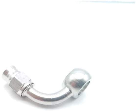 Yuanyuan Fit for AN3 Motorcycle Motor Bike Hydraulic Brake Oil Hose Line Banjo Fitting 90deg 10mm