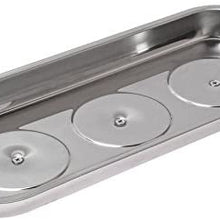 3 Magnets Large Rectangular Magnetic Tool Holder Stainless Steel Heavy Duty 6.5''L x 14.37" W Magnetic Screws Tools Parts Tray Holder by JTC 3107A