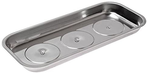 3 Magnets Large Rectangular Magnetic Tool Holder Stainless Steel Heavy Duty 6.5''L x 14.37