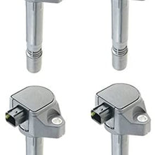 ADVANCE IGNITION Ignition coils UF582 UF-582 30520-RNA-A01 30520RNAA01 12441 C1580 099700-101 099700101 099700-102 099700102 Replacement For Honda Accord Civic Crossroad FR-V Stream 1.8L L4 Q4JHD367