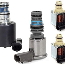 4T65E Transmission Master Shift Solenoid Kit Set TCC Replacement For GM VOLVO 1997-2002 (99176),for Chevrolet 2003-UP,for Buickb,10478124 24219819 24225825 74418E