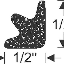 Steele Rubber Products - Marine 1/2 Triangle Glue On Hatch and Door Seal - Sold and Price per Foot - 70-0311-372